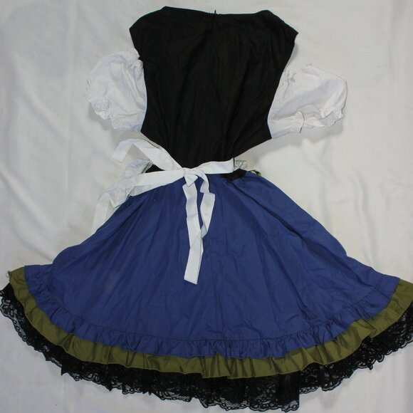 Kancy Kole Size 2XL Halloween Costume Dirndl Dress Oktoberfest W/Headband - Picture 12 of 16